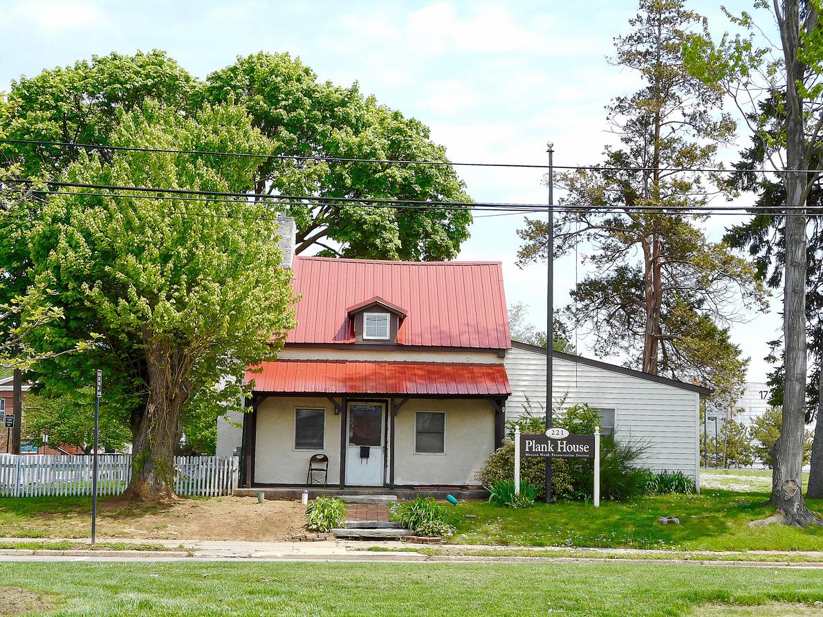 The Plank House on Market Street in Marcus Hook, on the National Register since 2017. Nobody is quite sure how old it is, which is fairly Delco.